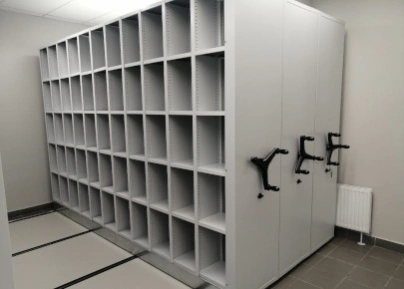 Стеллаж с ячейками выдвижной