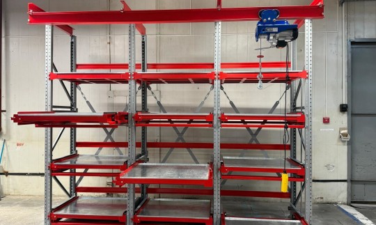 Стеллажи окрашенные в Ваш цвет